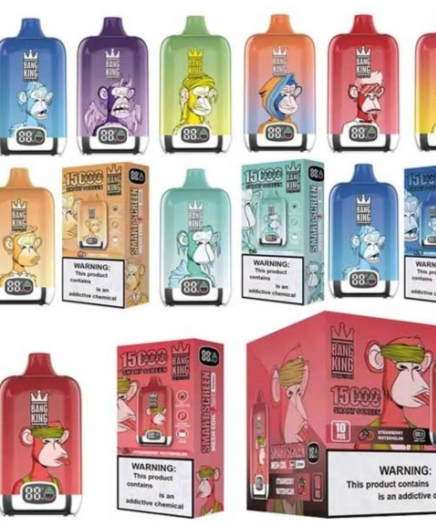 Bang King Digital 15000 Puffs Disposable Vape.