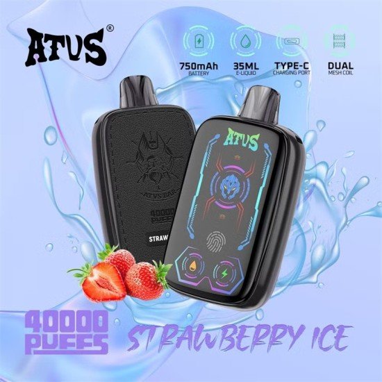 ATVS 40000 Puffs Full Smart Screen Disposable Vape.