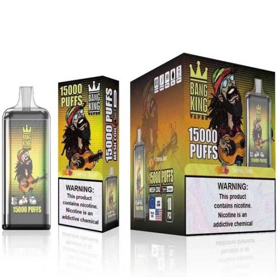 Bang King 15000 Puffs Disposable Vape: Smart Screen & Unrivaled Capacity