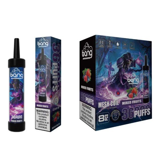 Bang E-hookah 36000 Puffs:selective nicotine 40ml eliquid ajustable airflow. - Image 2
